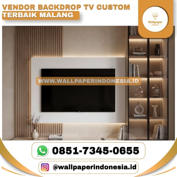 Download VENDOR BACKDROP TV CUSTOM TERBAIK MALANG