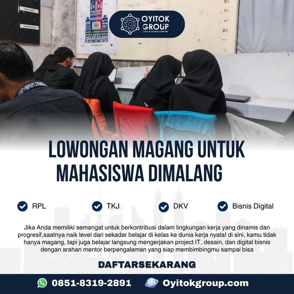 Download LOWONGAN MAGANG UNTUK MAHASISWA DI MALANG