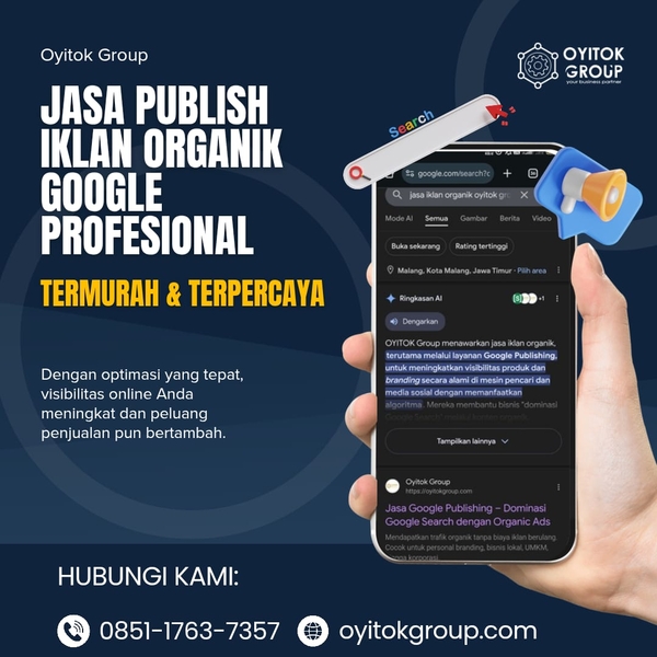 Download JASA PUBLISH IKLAN ORGANIK GOOGLE PROFESIONAL
