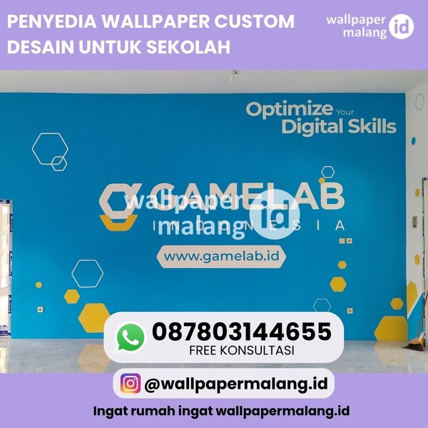Download PENYEDIA WALLPAPER CUSTOM DESAIN UNTUK SEKOLAH
