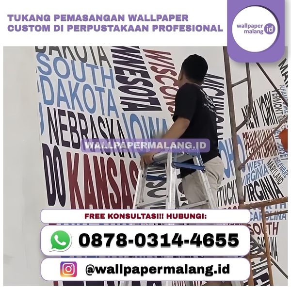 Download TUKANG PEMASANGAN WALLPAPER CUSTOM DI PERPUSTAKAAN PROFESIONAL