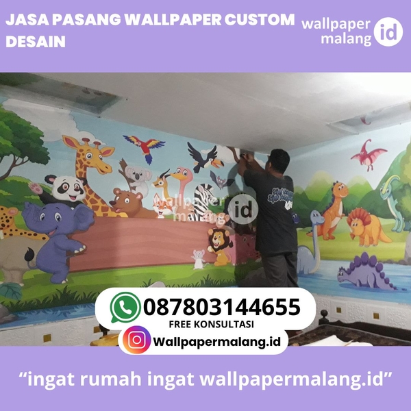 Download JASA PASANG WALLPAPER CUSTOM DESAIN