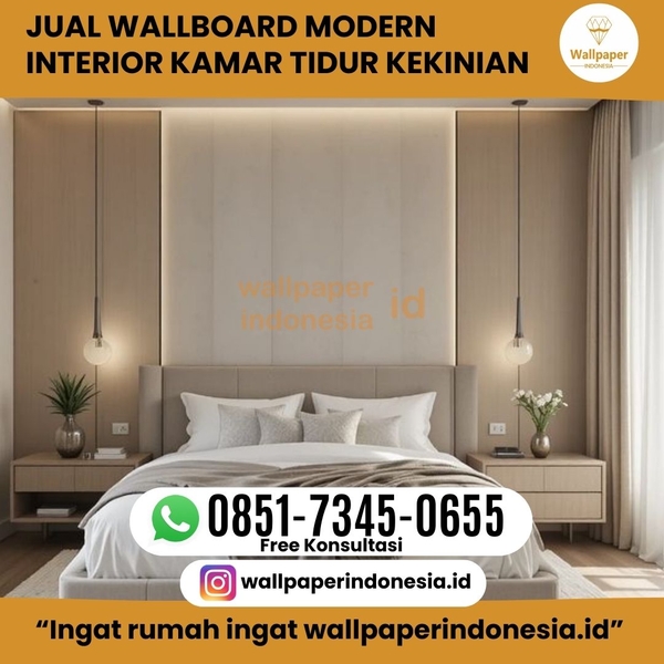 Download JUAL WALLBOARD MODERN INTERIOR KAMAR TIDUR KEKINIAN