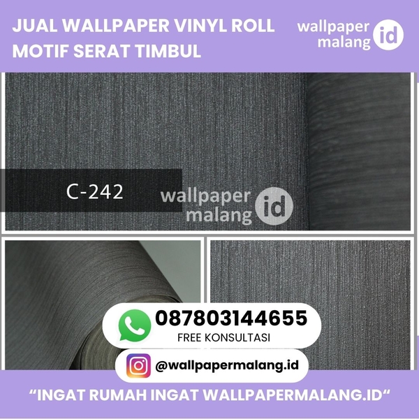 Download Jual wallpaper vinyl roll motif serat timbul