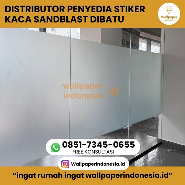 Download DISTRIBUTOR PENYEDIA STIKER KACA SANDBLAST DI BATU