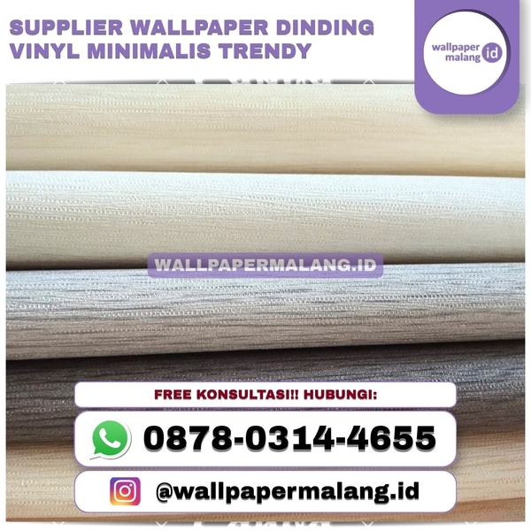Download SUPPLIER WALLPAPER DINDING VINYL MINIMALIS TRENDY