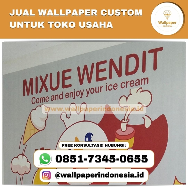 Download Jual wallpaper custom untuk toko usaha