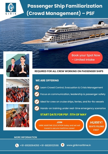 Download Passenger Ship Familiarization Course - Girik Maritime Academy