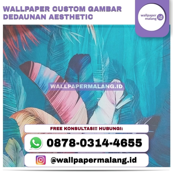 Download Wallpaper custom gambar dedaunan aesthetic