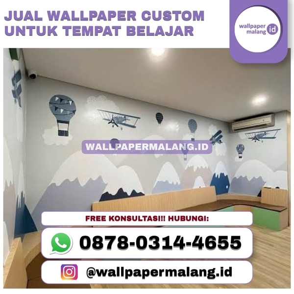 Download JUAL WALLPAPER CUSTOM UNTUK TEMPAT BELAJAR