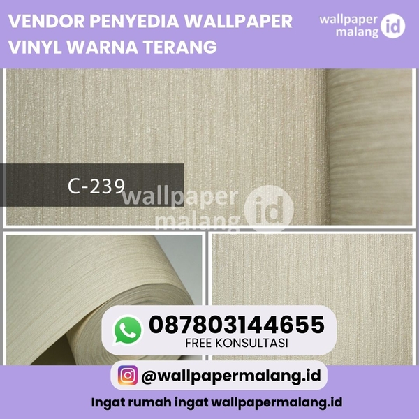 Download VENDOR PENYEDIA WALLPAPER VINYL WARNA TERANG