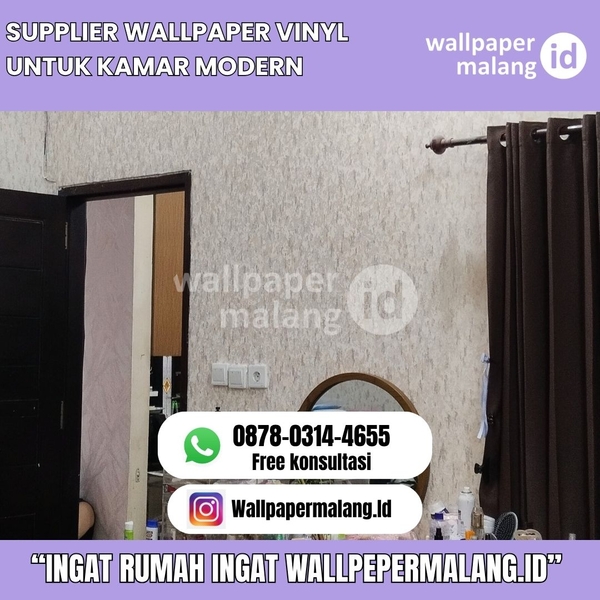 Download SUPPLIER WALLPAPER VINYL UNTUK KAMAR MODERN