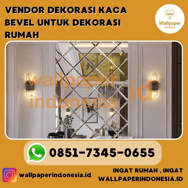 Download VENDOR STIKER KACA BEVEL UNTUK DEKORASI RUMAH