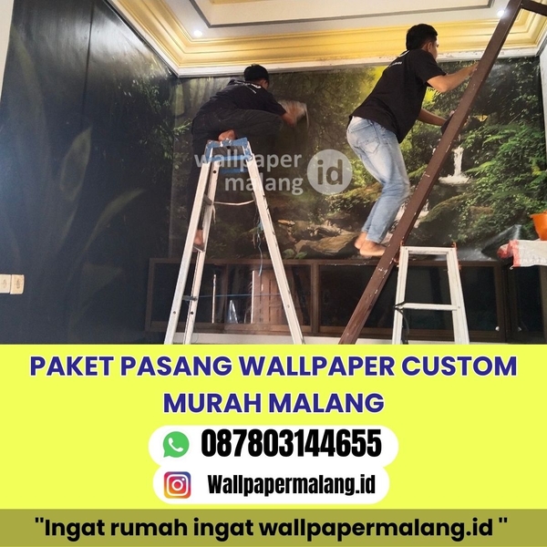 Download PAKET PASANG WALLPAPER CUSTOM MURAH MALANG 