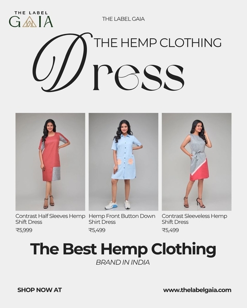 Download Stylish Hemp Dresses by The Label Gaia – Sustainable & Chic