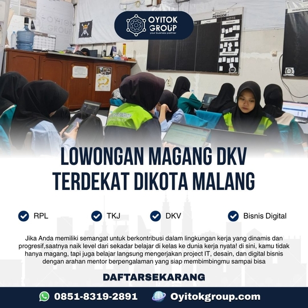Download LOWONGAN MAGANG DKV TERDEKAT DI KOTA MALANG