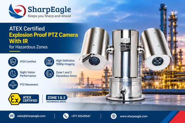 Download Explosion Proof ATEX PTZ Camera With IR – Hazardous Area Surveillance
