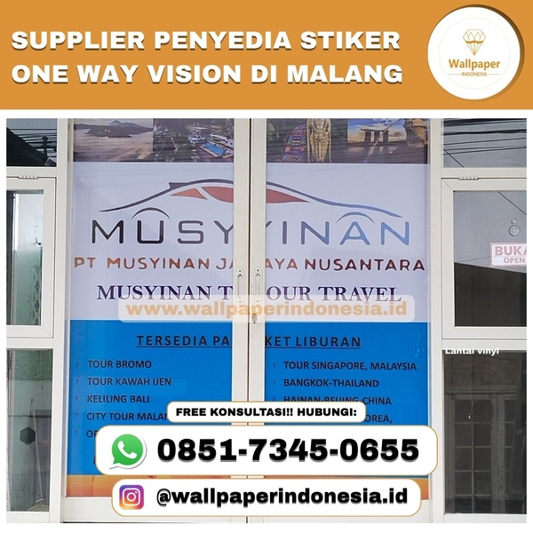 Download SUPPLIER PENYEDIA STIKER ONEWAY VISION DI MALANG 