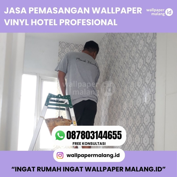 Download JASA PEMASANGAN WALLPAPER VINYL HOTEL PROFESIONAL 