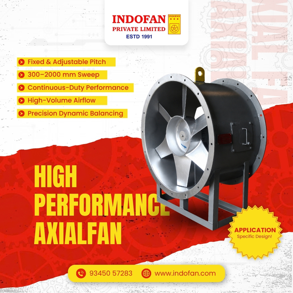 Download High-Performance Industrial Axial Flow Fans by Leading Axial Fan Manufacturers in India