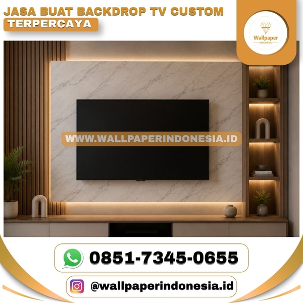 Download JASA BUAT BACKDROP TV CUSTOM TERPERCAYA