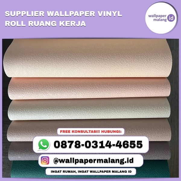 Download SUPPLIER WALLPAPER VINYL ROLL RUANG KERJA