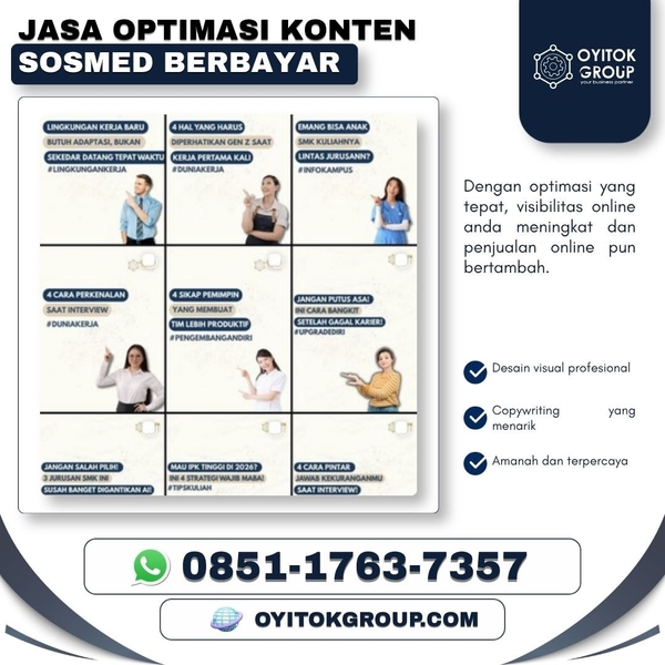 Download JASA OPTIMASI KONTEN SOSMED BERBAYAR PROFESIONAL