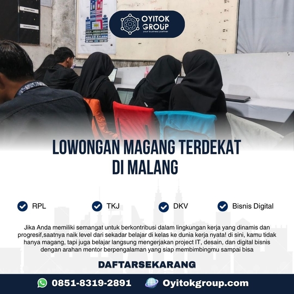 Download LOWONGAN MAGANG TERDEKAT DI MALANG