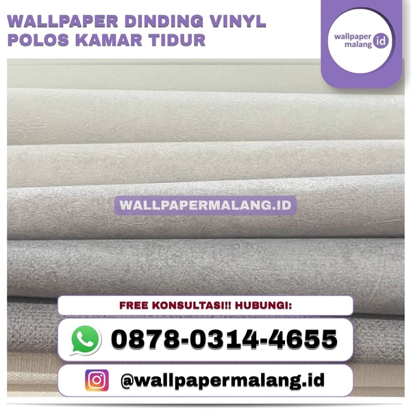 Download Wallpaper dinding vinyl polos kamar tidur