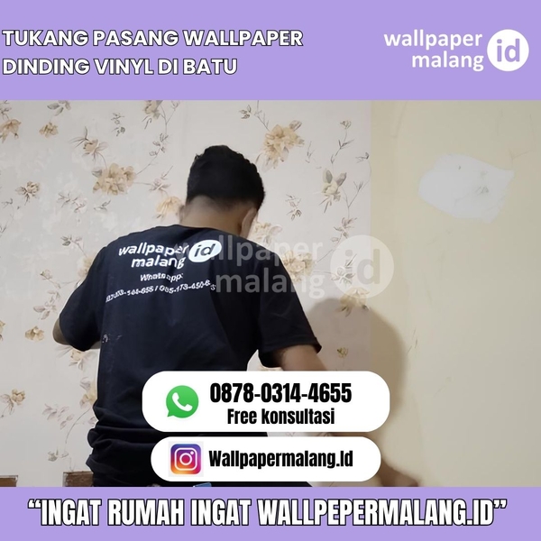 Download TUKANG PASANG WALLPAPER DINDING VINYL DI BATU