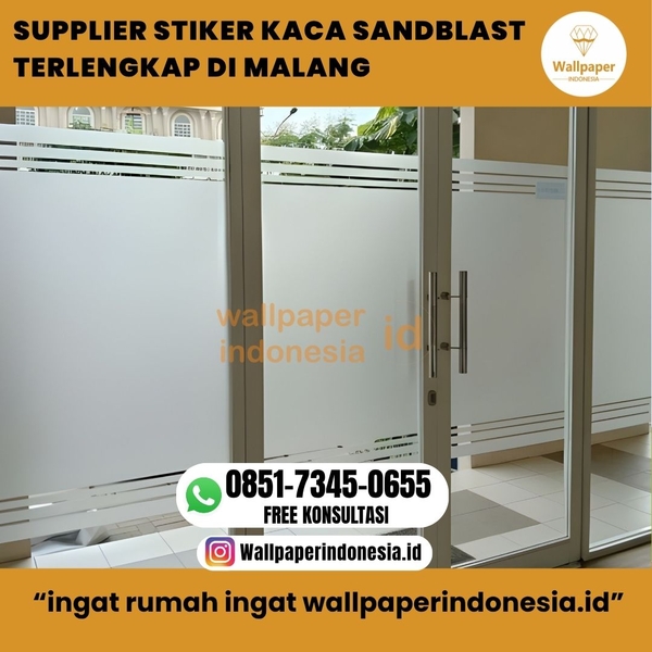 Download SUPPLIER STIKER KACA SANDBLAST TERLENGKAP DI MALANG