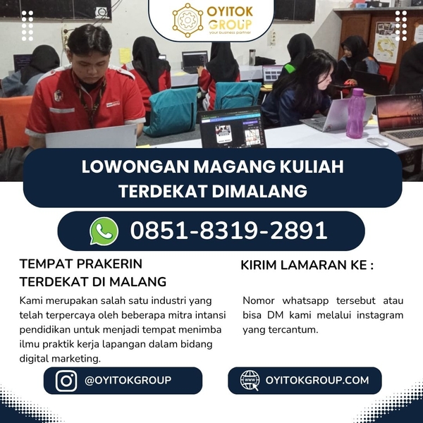 Download LOWONGAN MAGANG KULIAH TERDEKAT DI MALANG
