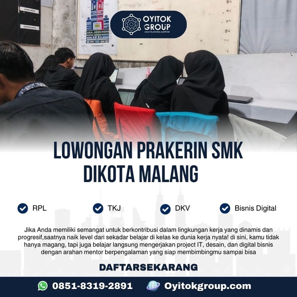 Download LOWONGAN PRAKERIN SMK DI KOTA MALANG