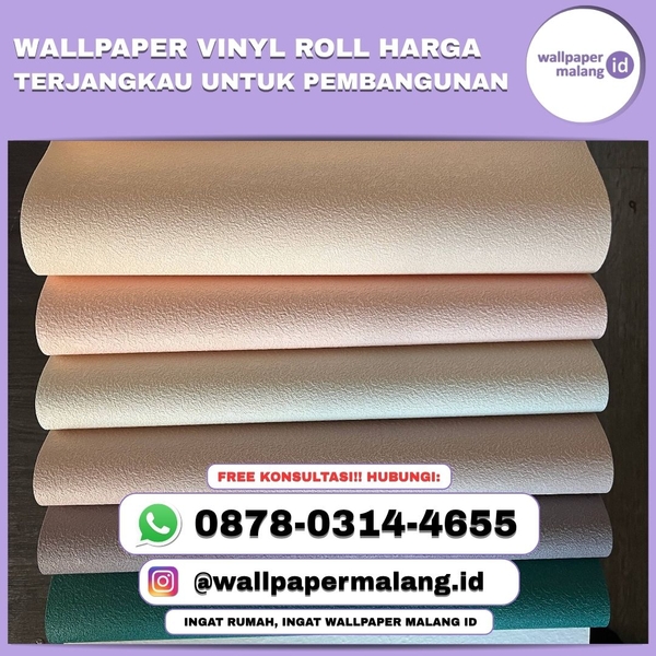 Download WALLPAPER VINYL ROLL HARGA TERJANGKAU UNTUK PEMBANGUNAN