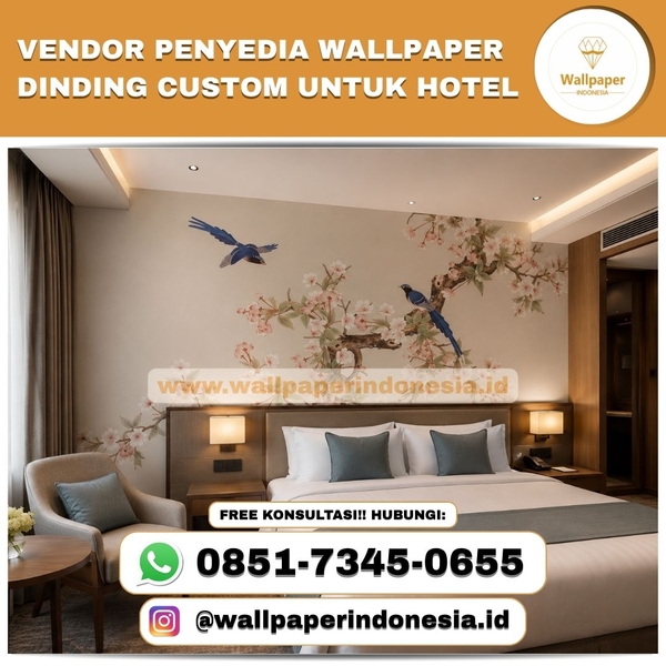 Download VENDOR PENYEDIA WALLPAPER DINDING CUSTOM UNTUK HOTEL