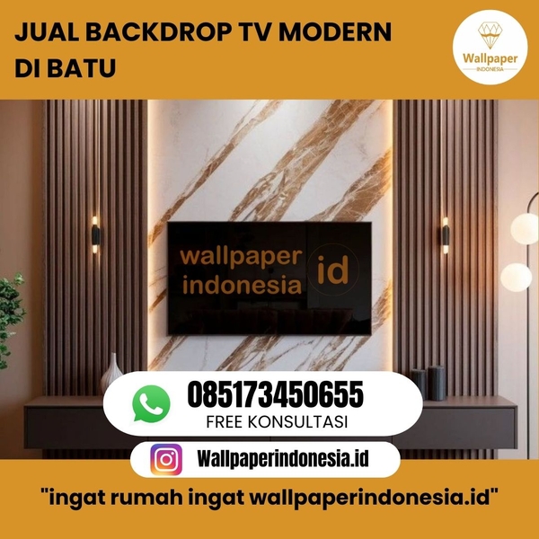 Download JUAL BACKDROP TV MODERN DI BATU