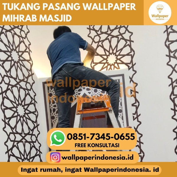 Download TUKANG PASANG WALLPAPER MIHRAB MASJID