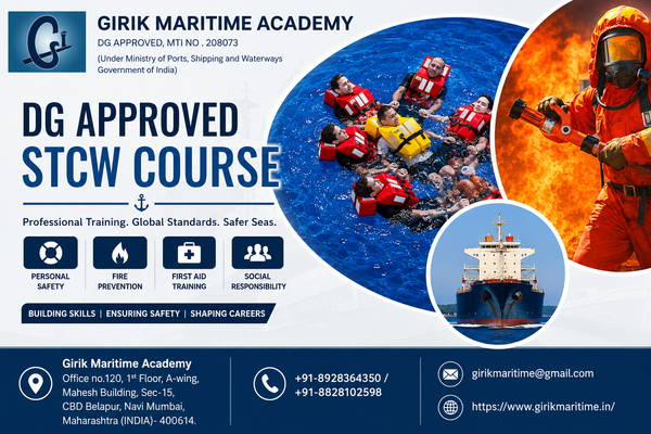 Download DG Approved STCW Course for Maritime Careers | Girik Maritime Academy