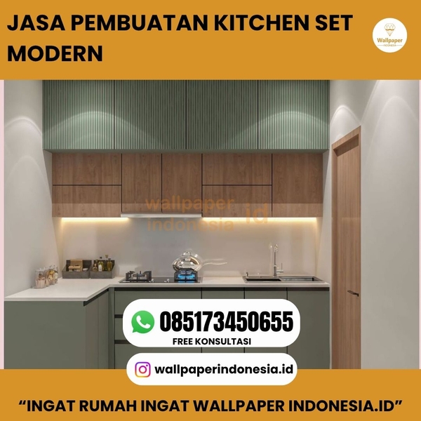 Download JASA PEMBUATAN KITCHEN SET MODERN 