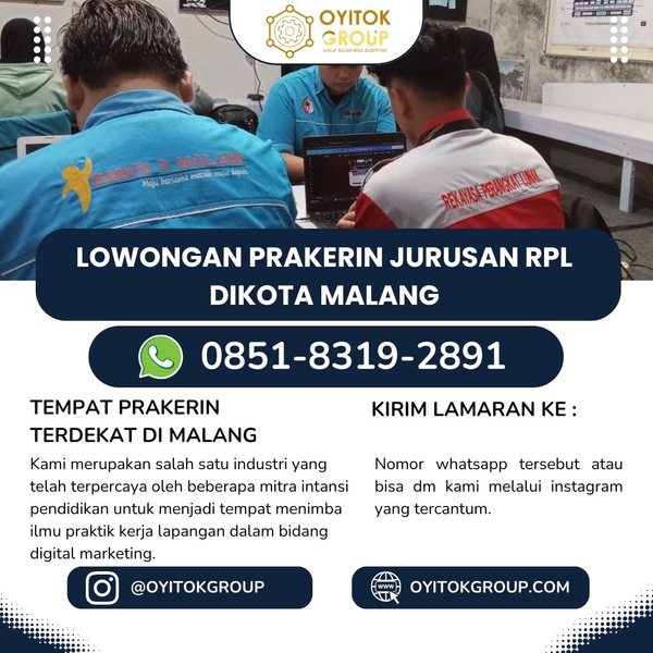 Download Lowongan prakerin Jurusan RPL dikota malang