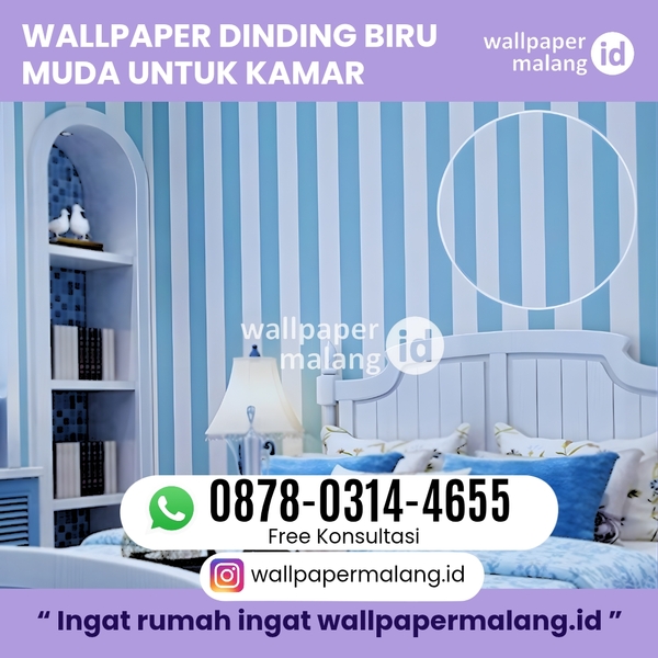 Download WALLPAPER DINDING BIRU MUDA UNTUK KAMAR
