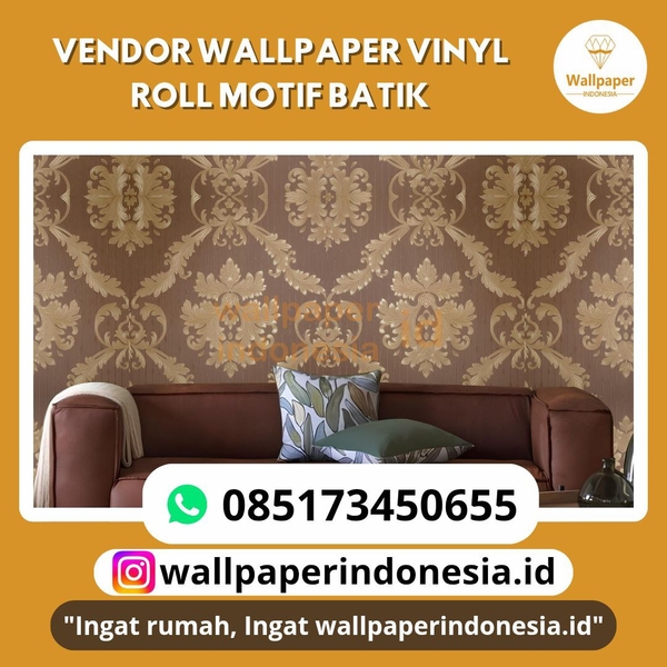 Download VENDOR WALLPAPER VINYL ROLL MOTIF BATIK 