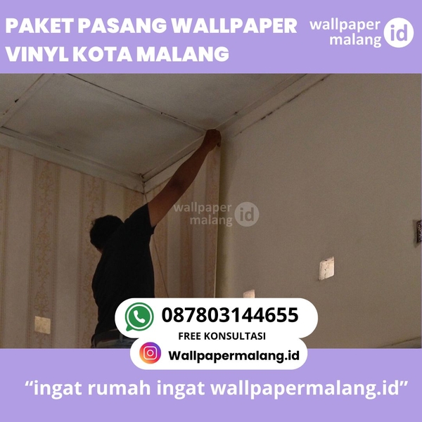 Download PAKET PASANG WALLPAPER VINYL KOTA MALNG