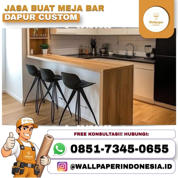 Download JASA BUAT MEJA BAR DAPUR CUSTOM DI MALANG
