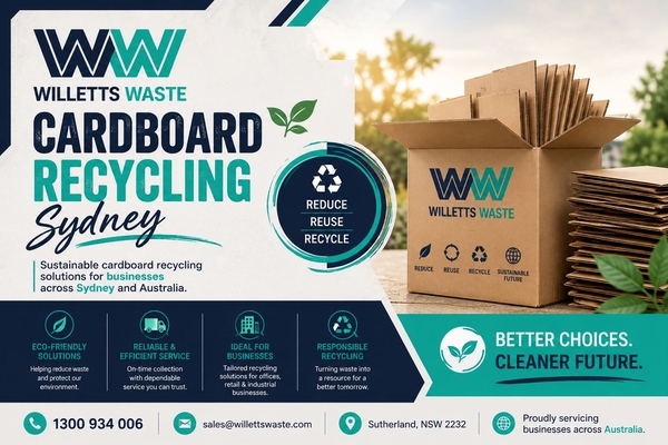 Download Cardboard Recycling Sydney | Willetts Waste – Reliable Recycling Solutions 