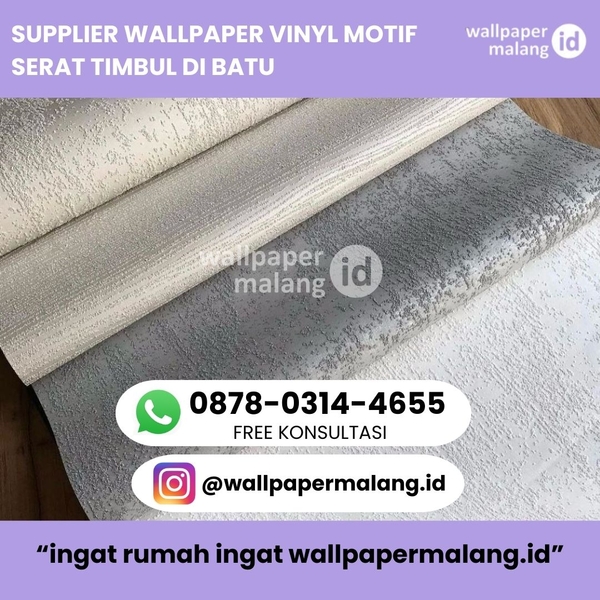 Download SUPPLIER WALLPAPER VINYL MOTIF SERAT TIMBUL DI BATU