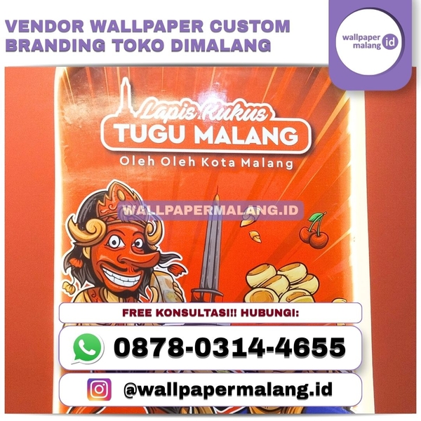 Download Vendor wallpaper custom branding toko dimalang