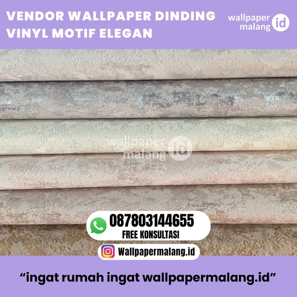 Download VENDOR WALLPAPER DINDING VINYL MOTIF ELEGAN