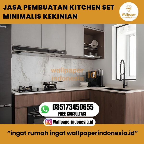 Download JASA PEMBUATAN KITCHEN SET MINIMALIS KEKINIAN