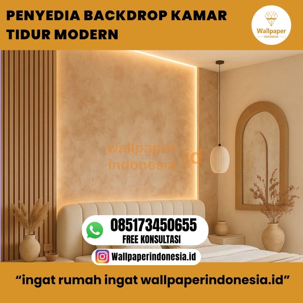 Download PENYEDIA BACKDROP KAMAR TIDUR MODERN